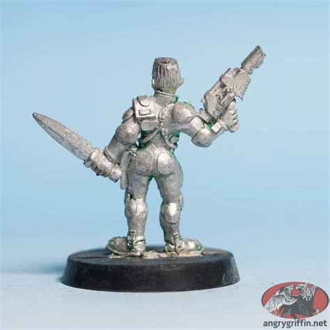 Metal Necromunda Van Saar Juve With Laspistol Angry Griffin