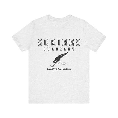 Scribes Quadrant Fourth Wing Jersey T Shirt Scribes Quadrant Jesinia