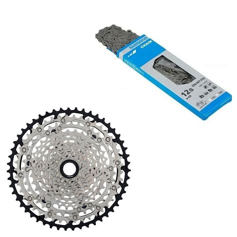 CASSETE SHIMANO SLX M7100 10 51 CORRENTE M7100 126 ELOS 12V Glória