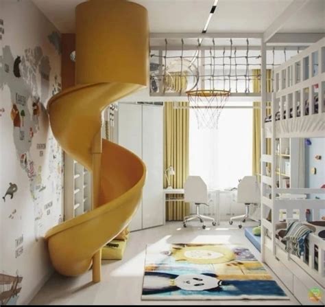 Дизайн детской для двоих | Speelkamer ideeën, Kinderen slaapkamer ...