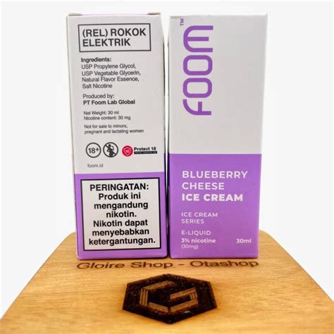 Jual Salt Foom Blueberry Cheese Ice Cream Ml Mg By Foom Lab