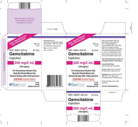 Order Gemcitabine Gemcitabine Mg Ml Injection Solution Online