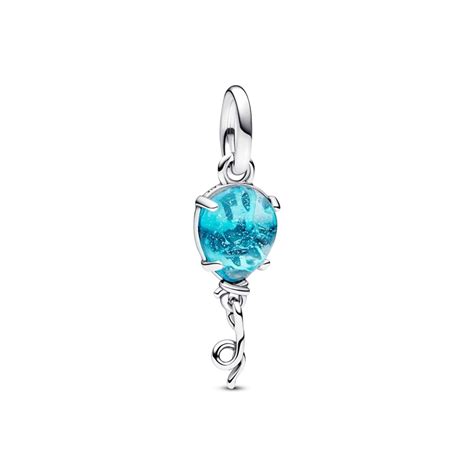 Pandora Blue Murano Glass Balloon Dangle Charm Pandora Jewellery From