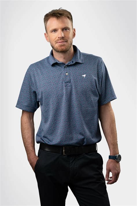 Jacquard Polos American Fit Wholesale