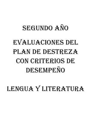 Calaméo Evaluaciones Segundo Lengua 1