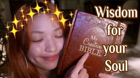 Christian ASMR Reading Proverbs From The Bible For Wisdom Pt 1