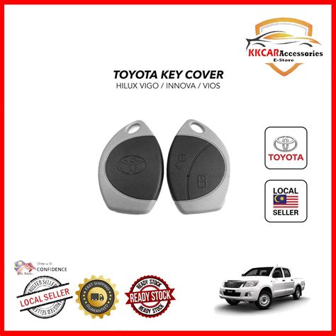 TOYOTA Vios Hilux Vigo Innova 2 Button Car Alarm Remote Control Key