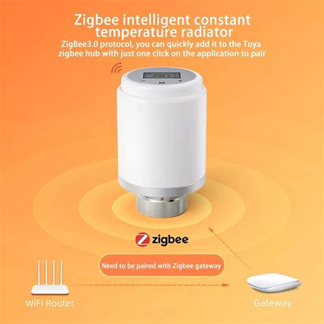 Tuya Smart Wifi Zigbee Thermostatic Radiator Valve Voice Control Mobile