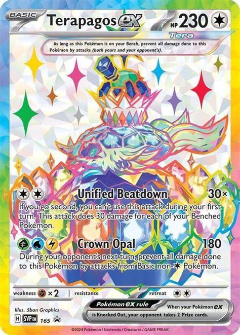 Terapagos Ex Sv Scarlet Violet Promo Cards Pokemon