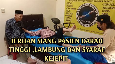 Jeritan Siang Pasien Kolesterol Asam Lambung Dan Syaraf Kejepit