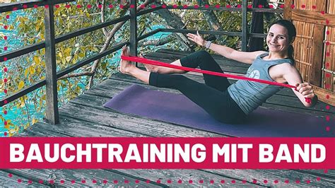 Unsere Unebenheit Kontakt Bauchmuskeltraining Mit Theraband Anwendbar