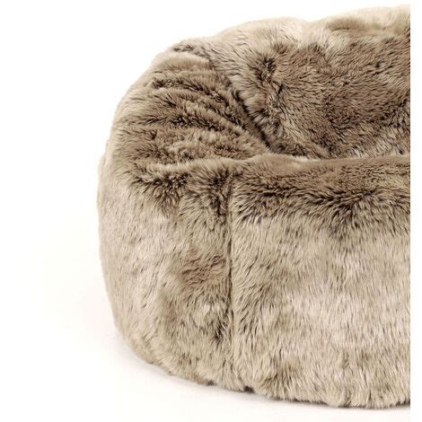 Kids Faux Fur Bean Bag Chair