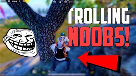 Pubg Mobile Trolling Noobs With Emotes Epic Trolling Funny