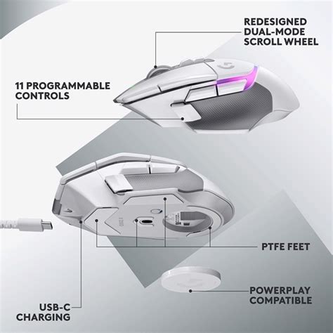 Logitech G502 X Plus Lightspeed Wireless Rgb Gaming Mouse White Pc Eb Games Australia