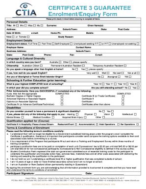 Fillable Online Ctia Edu Certificate Guarantee Application Form Issue