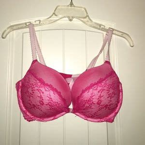 Victoria S Secret Intimates Sleepwear Lacy Hot Pinklight Pink Vs Bra Poshmark