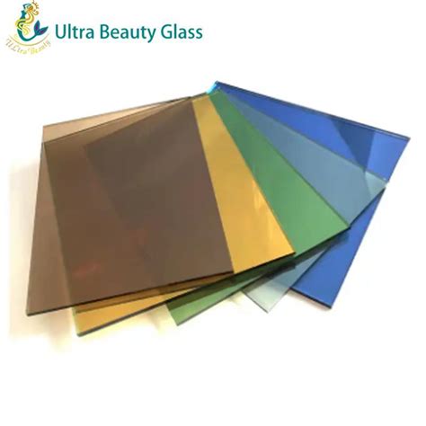 Factory Clear Tinted Float Glass 4mm 5mm 6mm Dark Blue Reflective Glass