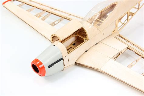 Upgraded P51 RC Laser Cut Plane Balsa Wood Model Airplane Kit Wingspan