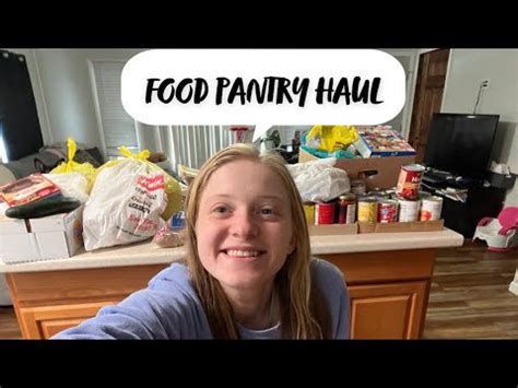 Food Pantry Haul YouTube