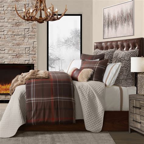 Jackson Plaid Comforter Set Hiend Accents