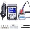 Yihua D In Hot Air Rework And Soldering Iron Station With Memories Large Lcd Screen