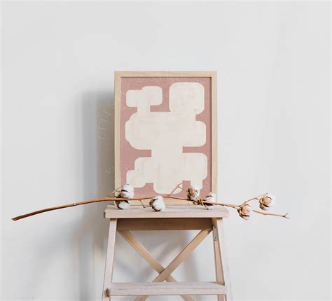 Gallery Wall Prints Beige And Nude Pink Abstract Painting Art Etsy