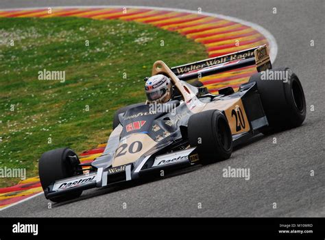 Mugello Am 1 April 2007 Unbekannte Laufen Auf Klassische F1 Wagen