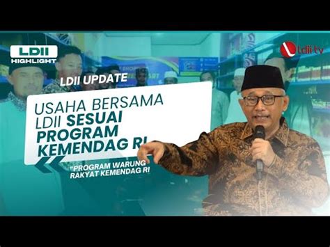 Ketum Dpp Ldii Usaha Bersama Cetusan Dpp Ldii Sejalan Dengan Program