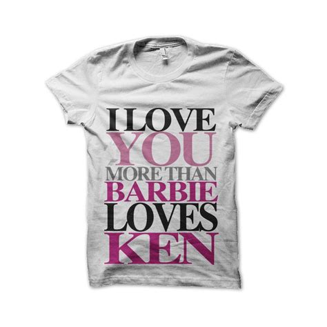 Tee Shirt Ken Et Barbie Amoureux