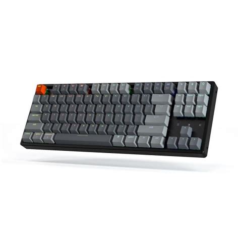 Keychron K Aluminum Hot Swappable Tkl Gateron Optical Brown