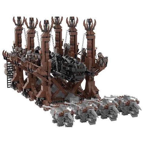 Lego Moc Battering Ram Grond By Daggerr Rebrickable Build With Lego