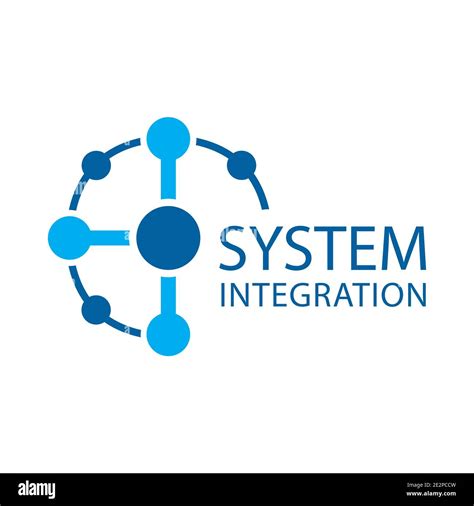 Vector logo for system integration Stock Vector Image & Art - Alamy