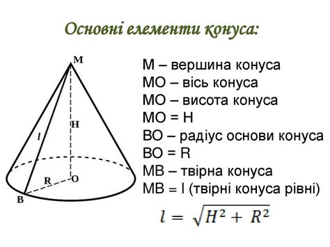 Конус. Перерізи конуса - презентация онлайн