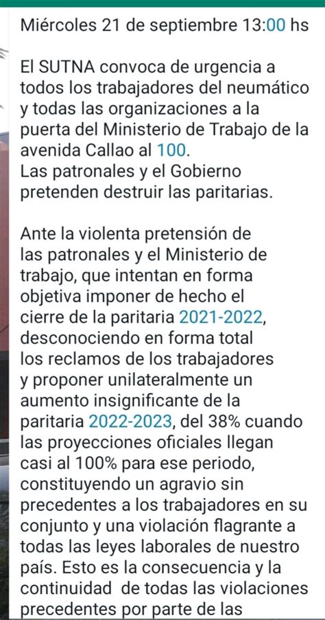 horacio alonso on Twitter Ante esta posición de las empresas el