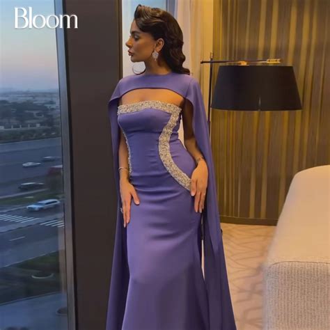 Bloom Arabia Vestidos De Noche Morados Sin Tirantes Para Mujer Vestidos