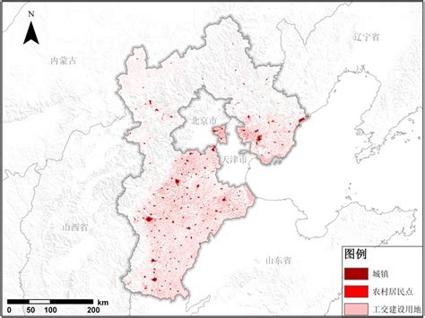 河北省建设用地空间分布产品 土地资源类数据 地理国情监测云平台