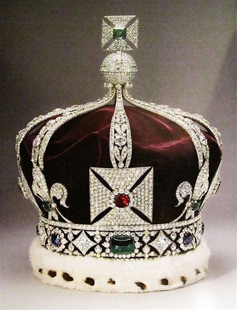 Imperial Crown Of India Worn Only Once By And Made For George V The