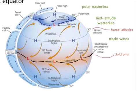 Lecture 3 Ocean Circulation Air And Currents Flashcards Quizlet