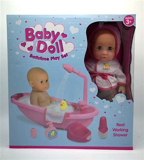 Baby Doll Bath time Play Set | King's Paper and Gift Shop