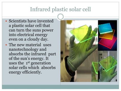 Nanotechnology applications in solar cells | PPT