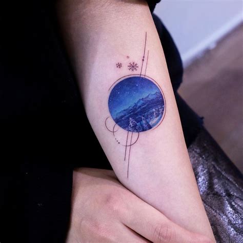 NEMO on Instagram: “ ️🌌 . . .” | Cute tattoos, Tattoos, Geometric tattoo