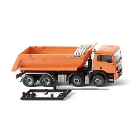 Wiking 067448 Muldenkipper MAN TGS Euro 6 Meiller Orange H0 1 87