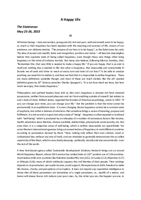 (PDF) Anatomy of Happiness