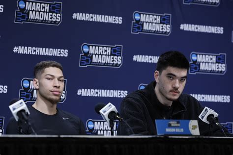 Mason Gillis Zach Edey Preview Purdues Ncaa Tournament Game Against