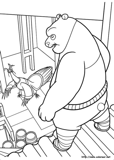 Dibujos Para Colorear De Kung Fu Panda