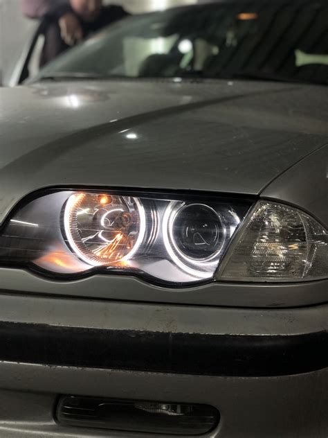 Оптика Aozoom / ангельские глазки е46 — BMW 3 series (E46), 2,8 л, 1998 ...