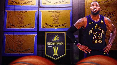 Lakers star LeBron James drops truth bomb on 'awesome' NBA In-Season Tournament banner