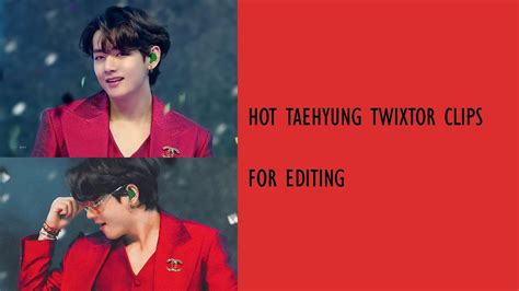 Hot Taehyung Twixtor Clips For Editing 1 YouTube