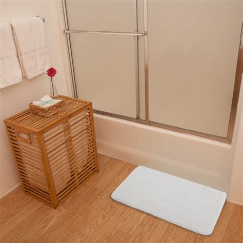 Non Slip Microfiber Bath Mat - Anti Slip Shower Mats - Walmart.com