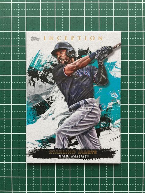 Topps Mlb Inception Starling Marte Miami Marlins Base